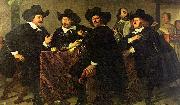 Bartholomeus van der Helst Four aldermen of the Kloveniersdoelen in Amsterdam oil painting
